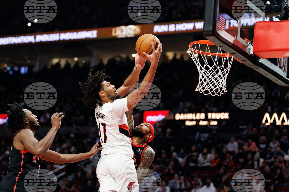 Raptors Trail Blazers Basketball