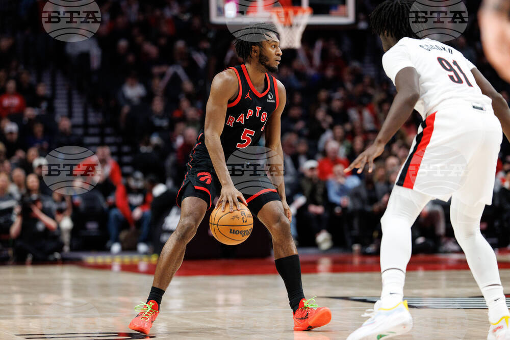 Raptors Trail Blazers Basketball