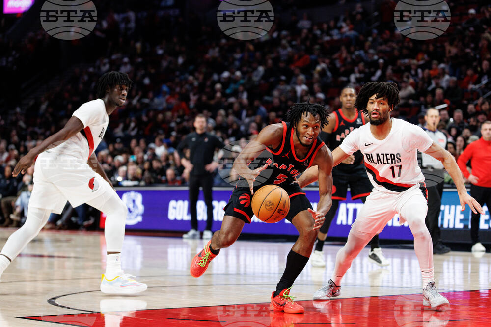 Raptors Trail Blazers Basketball
