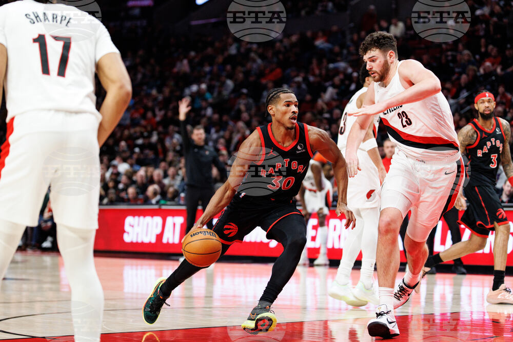 Raptors Trail Blazers Basketball