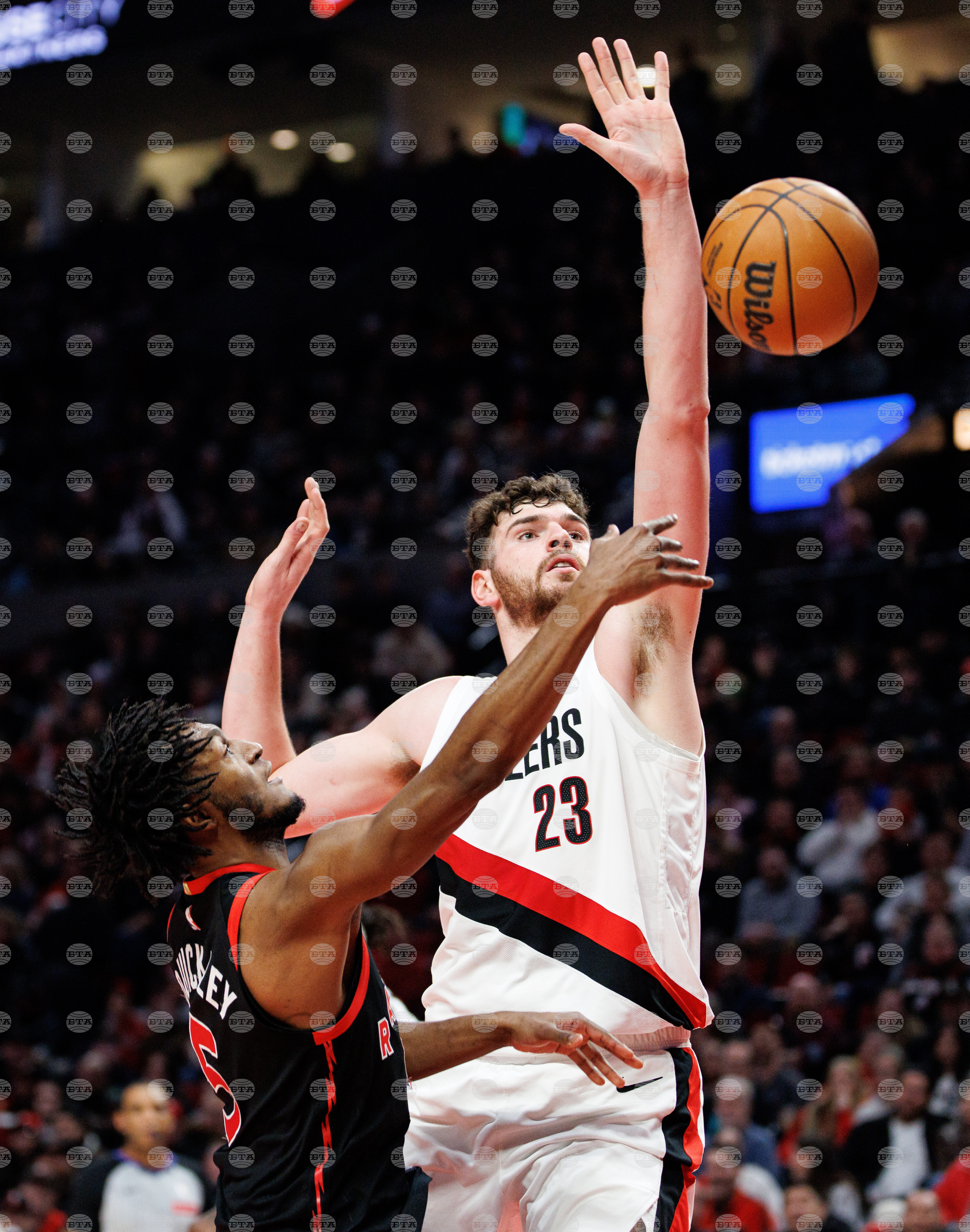 Raptors Trail Blazers Basketball