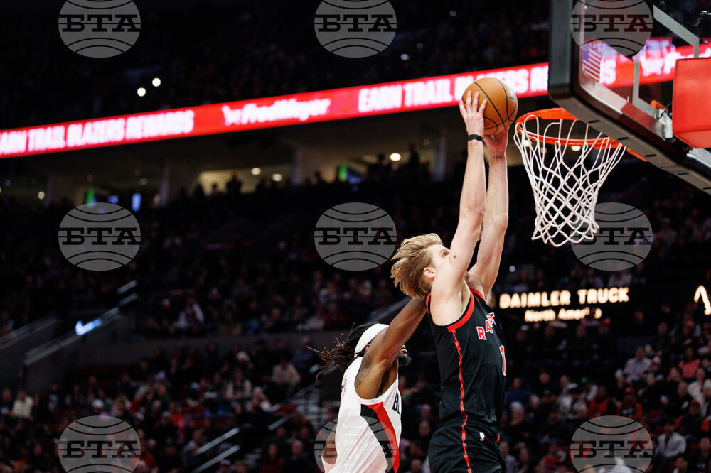 Raptors Trail Blazers Basketball