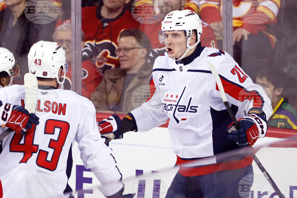 Capitals Flames Hockey