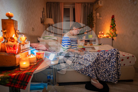 Russia Ukraine War Climbing Stairs