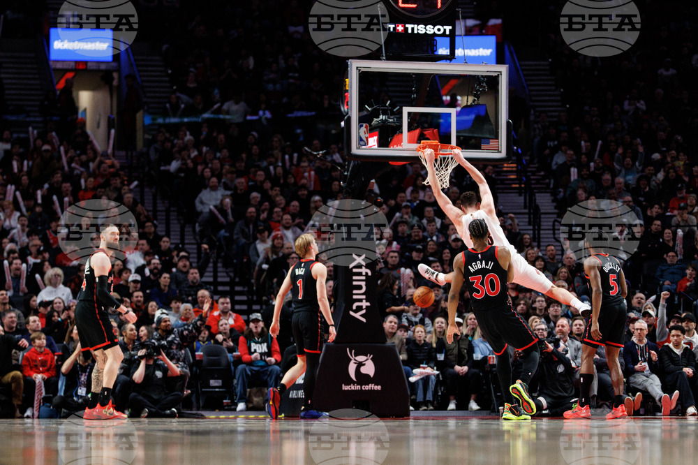 Raptors Trail Blazers Basketball