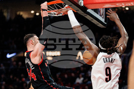 Raptors Trail Blazers Basketball