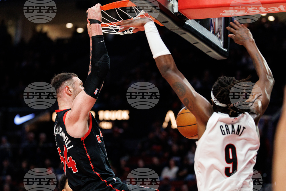 Raptors Trail Blazers Basketball