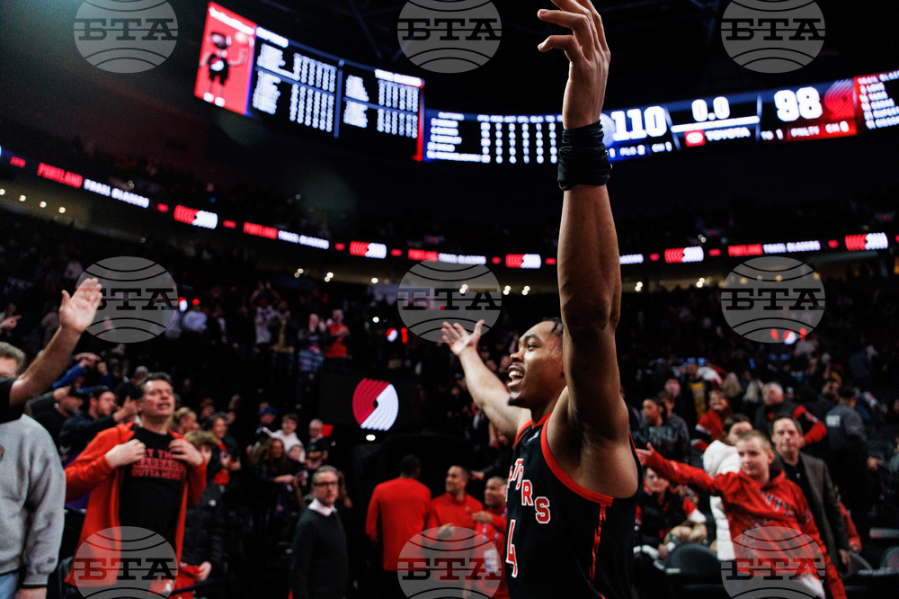 Raptors Trail Blazers Basketball