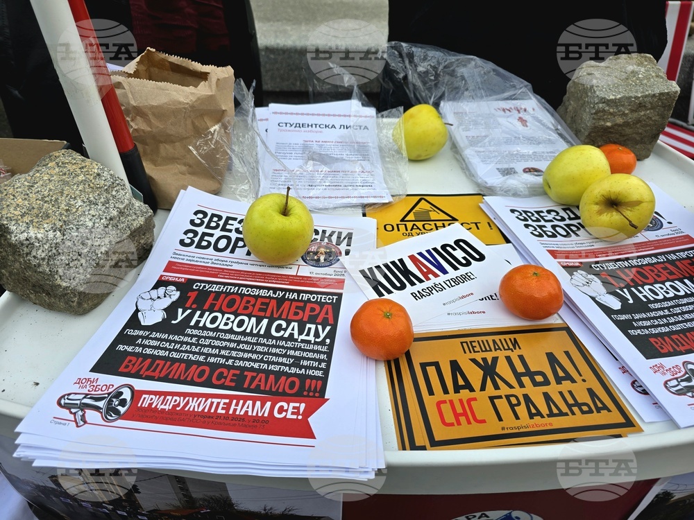 Сърбия - Белград - протест