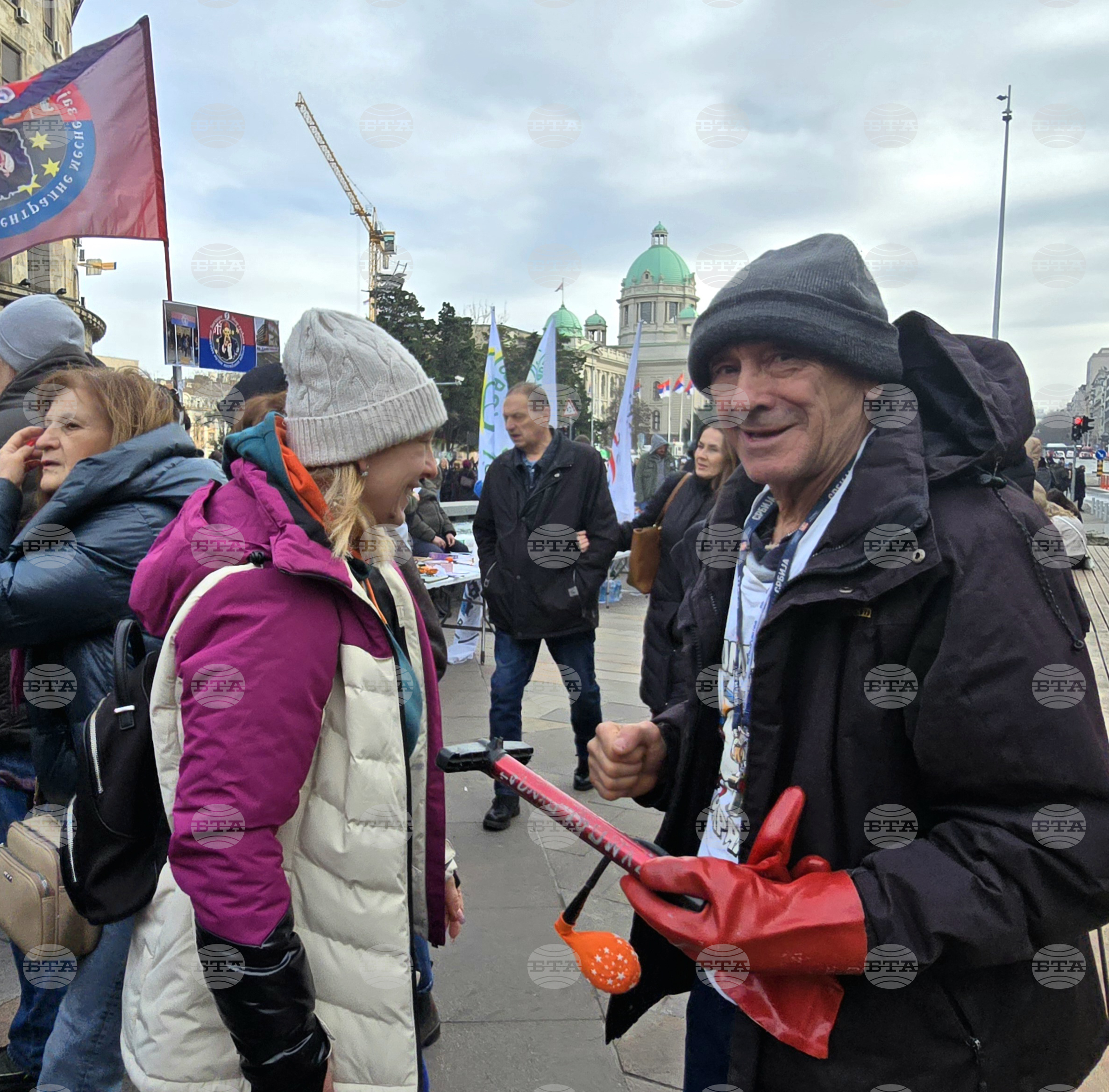 Сърбия - Белград - протест