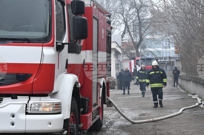 Хасково - пожар