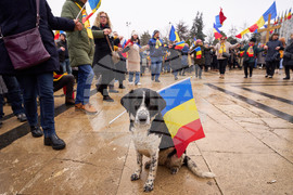 APTOPIX Romania Unification Anniversary