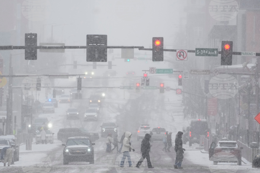 APTOPIX Winter Weather Tennessee
