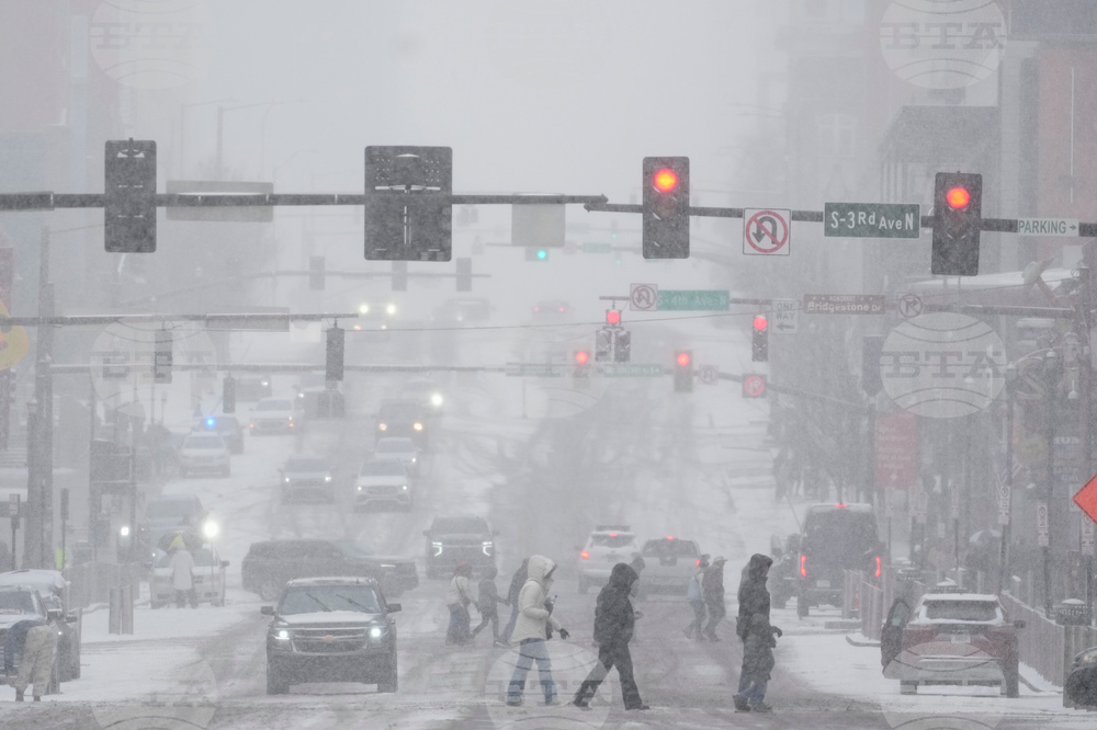 APTOPIX Winter Weather Tennessee