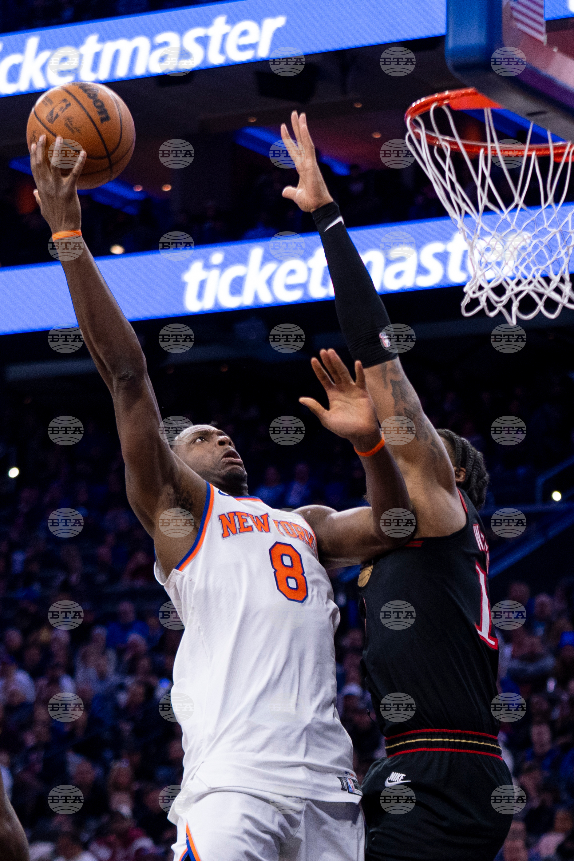 Knicks 76ers Basketball