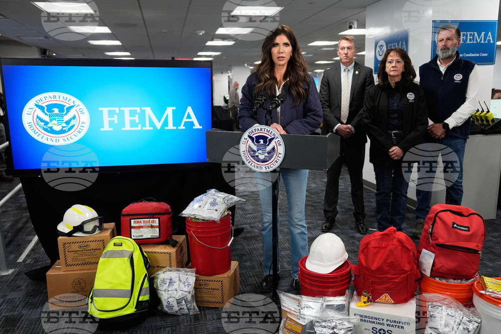 APTOPIX Homeland Secretary Kristi Noem