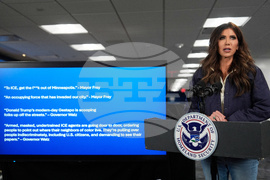 Homeland Secretary Kristi Noem