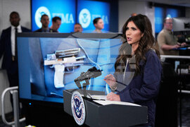 Homeland Secretary Kristi Noem