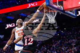 Knicks 76ers Basketball