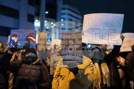 Immigration Enforcement Protest