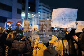Immigration Enforcement Protest