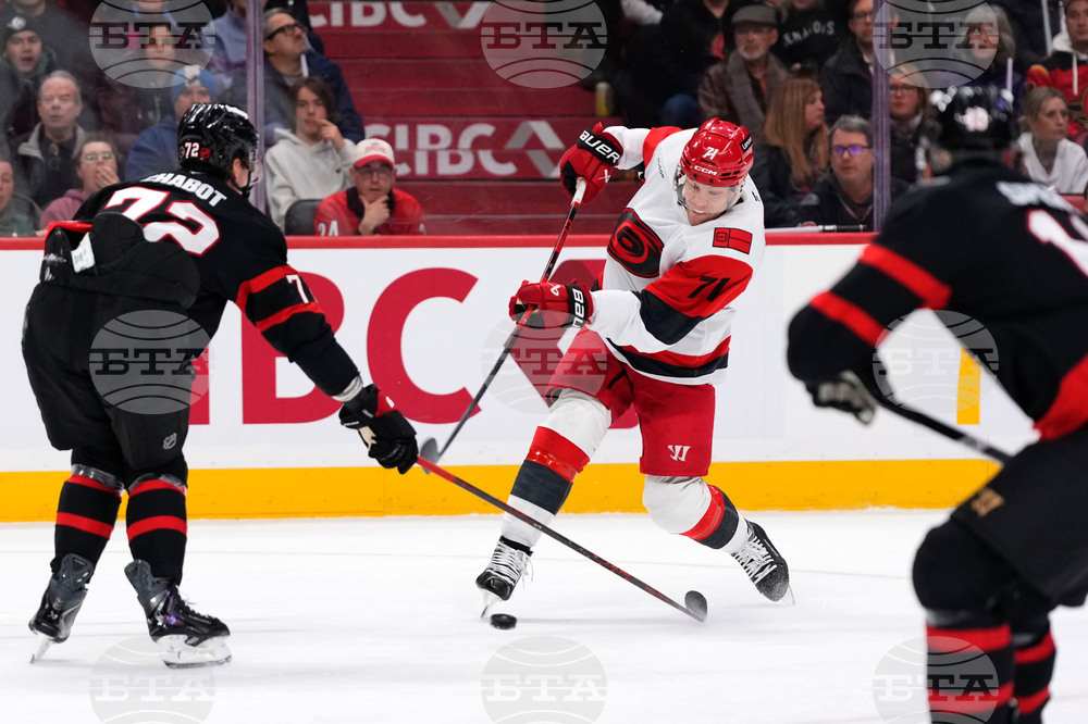 Hurricanes Senators Hockey