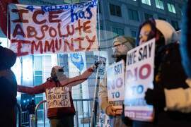 Immigration Enforcement Protest