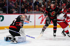 Hurricanes Senators Hockey