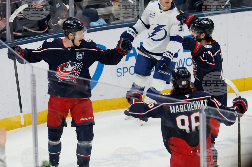 Lightning Blue Jackets Hockey