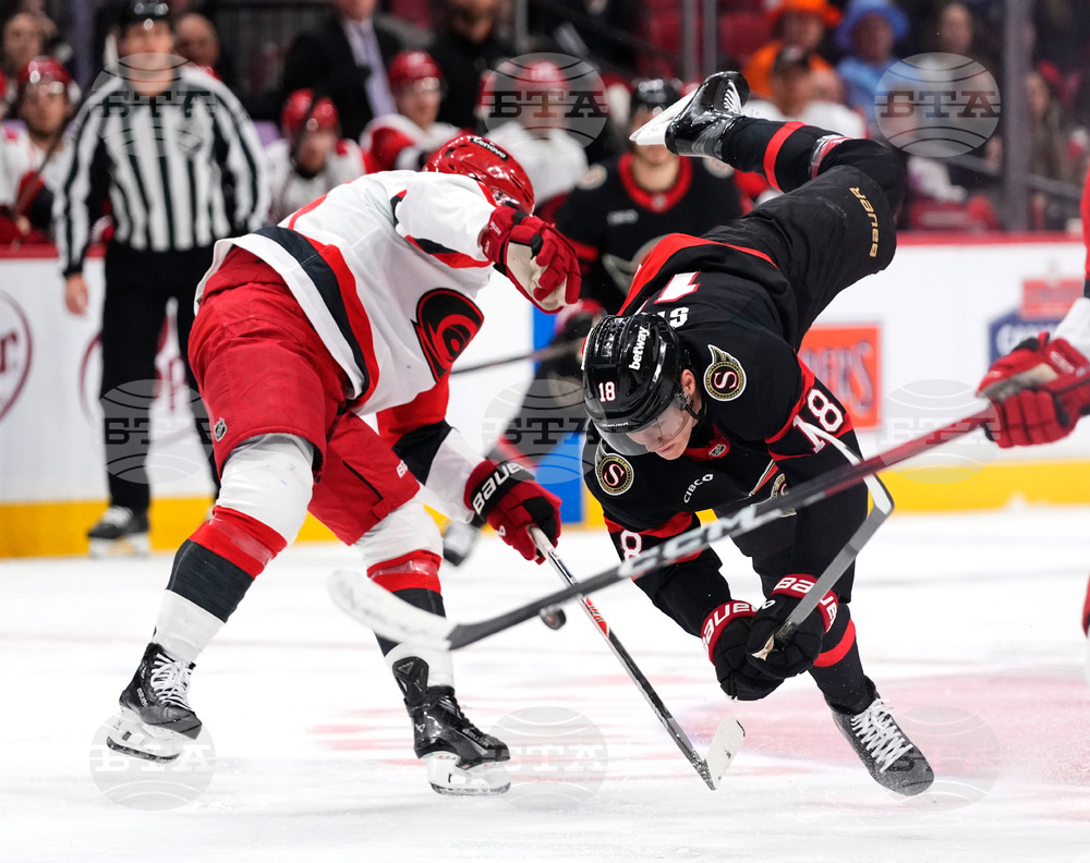 Hurricanes Senators Hockey