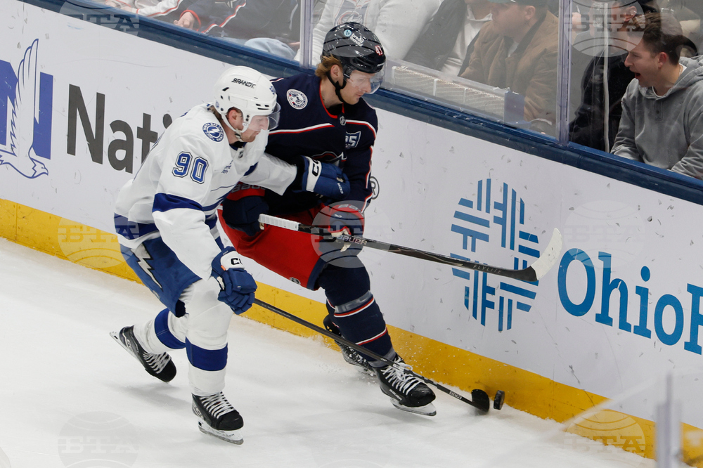 Lightning Blue Jackets Hockey