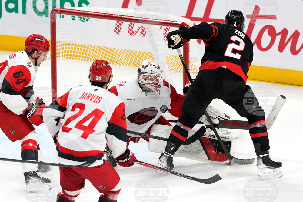 Hurricanes Senators Hockey