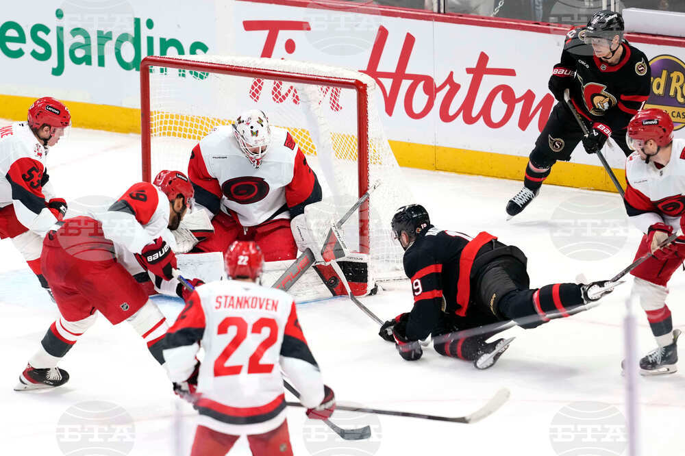 Hurricanes Senators Hockey