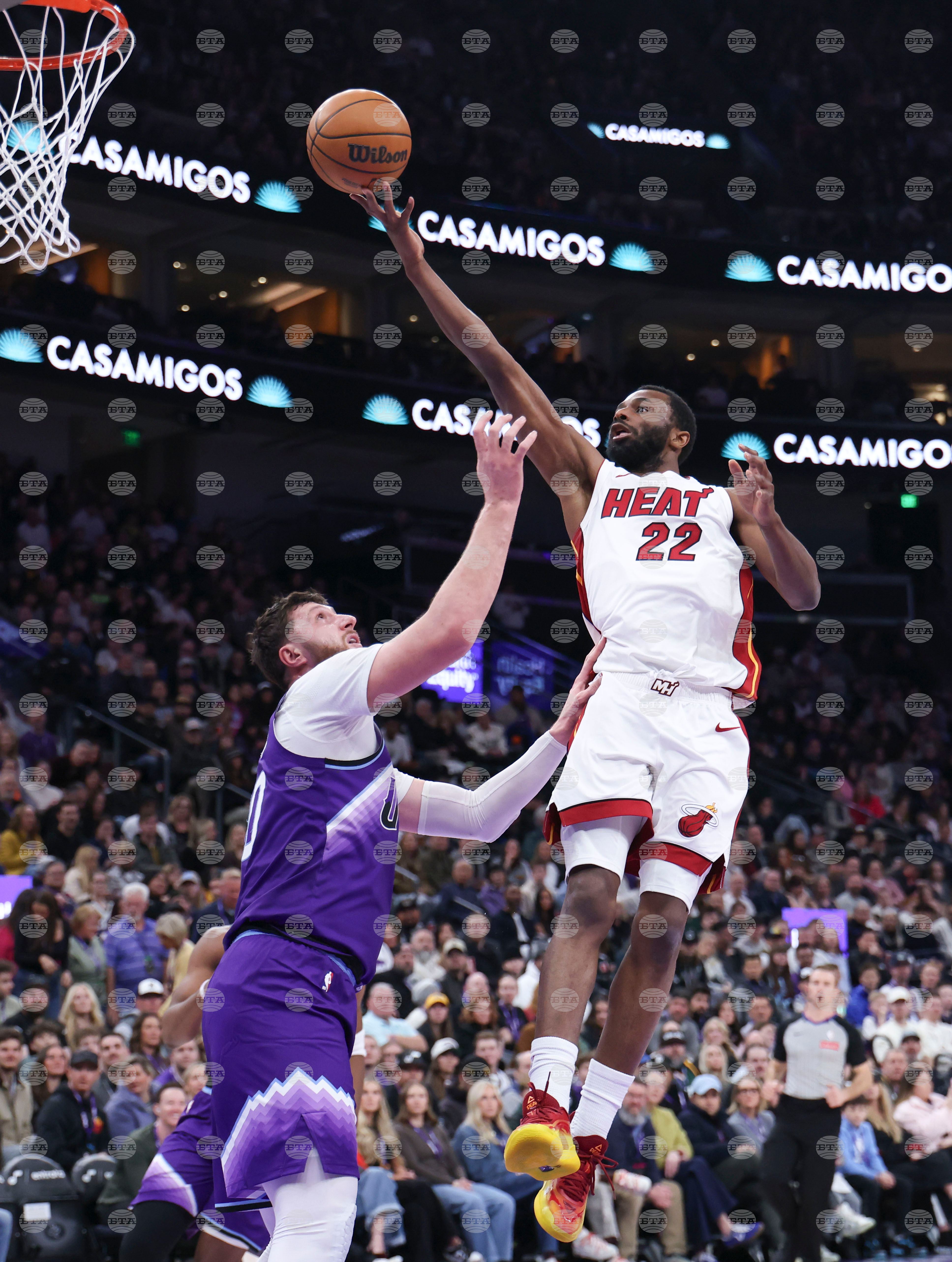 Heat Jazz Basketball