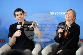 APTOPIX Taiwan Alex Honnold Taipei 101