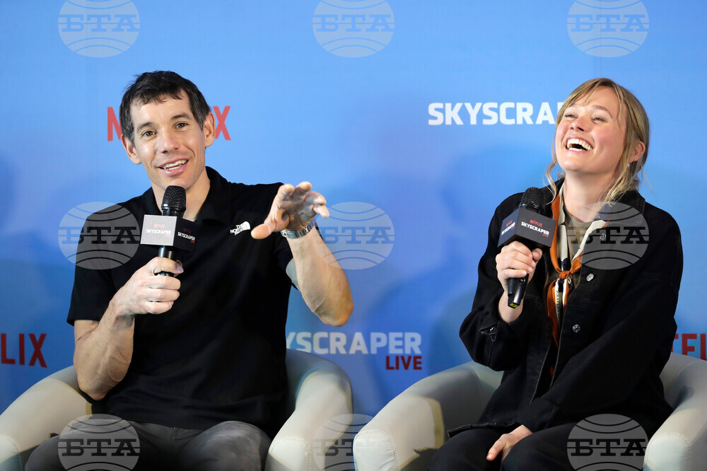 APTOPIX Taiwan Alex Honnold Taipei 101