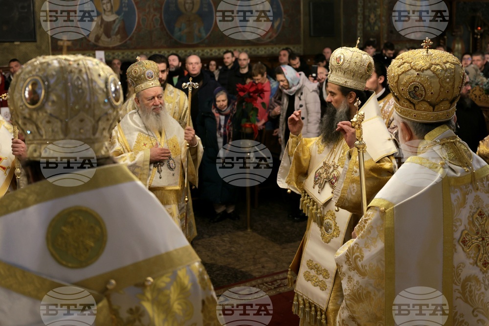 Празнична утреня в митрополитската катедрала „Св. великомъченица Неделя“ - патриарх Даниил и митрополит Хризостом