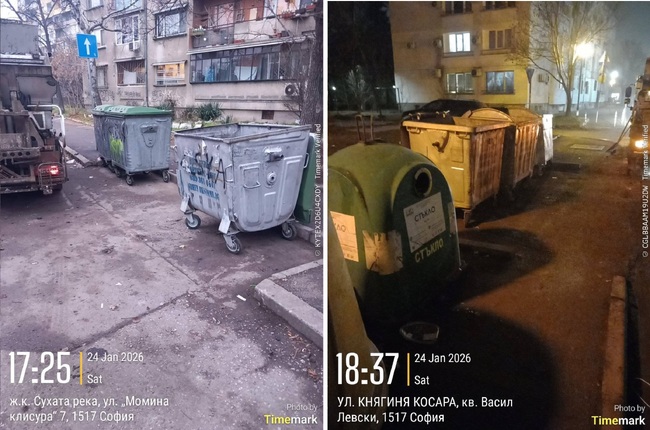 Столична община: Шестнадесет сметосъбиращи камиона са на терен в “Слатина”, “Подуяне” и “Люлин” тази неделя