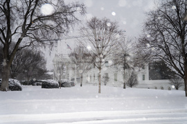 Winter Weather White House