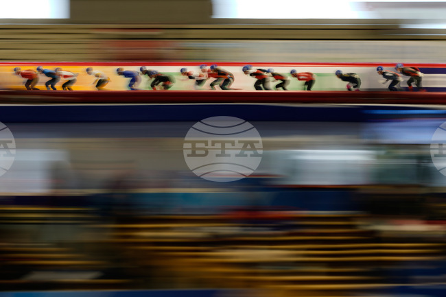 APTOPIX Germany World Cup Speedskating