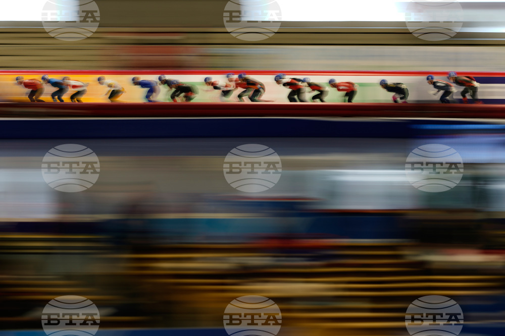 APTOPIX Germany World Cup Speedskating