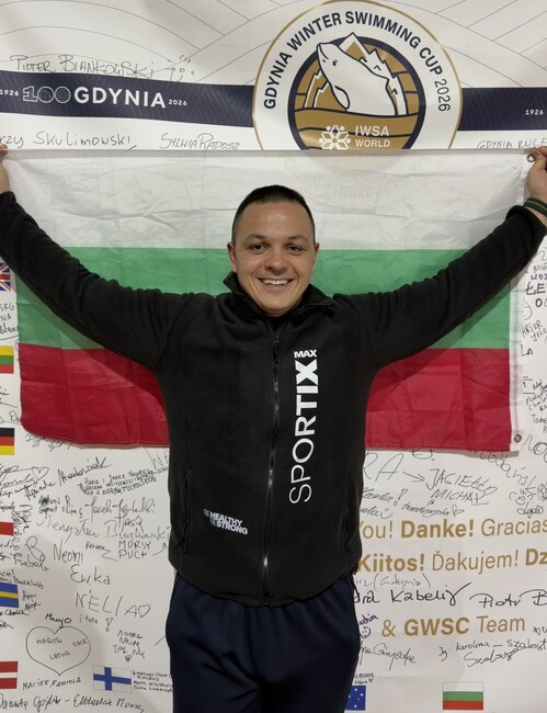 Цанко Цанков спечели нови два медала от Световната купа по зимно плуване в Гдиня, Полша