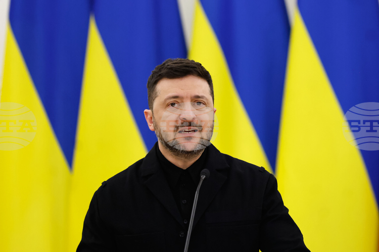 Украинският президент Володимир Зеленски изрази благодарност към Европейския парламент за