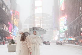 APTOPIX Winter Weather New York