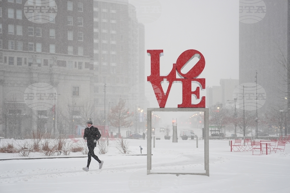 APTOPIX Winter Weather Philadelphia