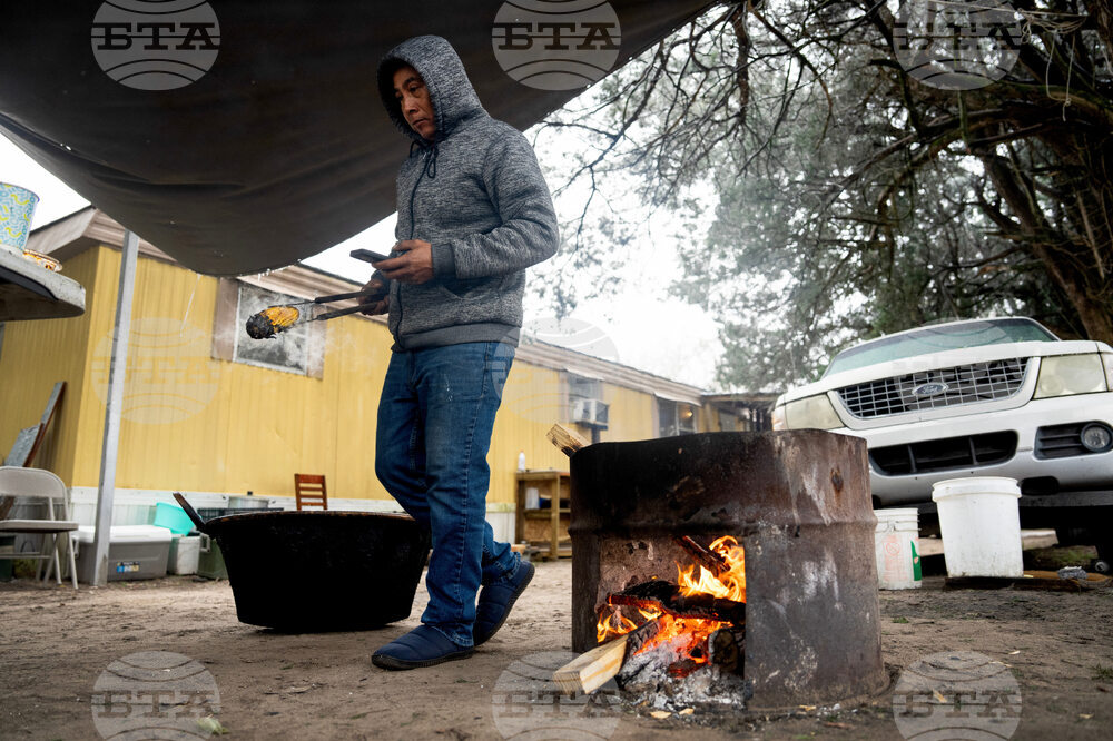 APTOPIX Winter Weather Houston