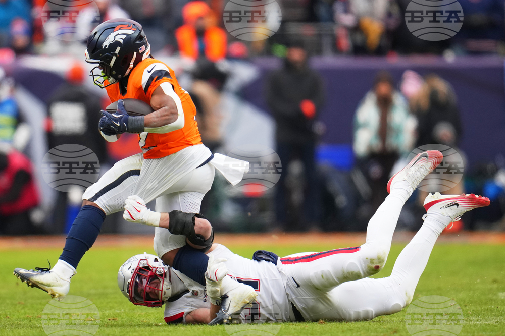 APTOPIX Patriots Broncos Football