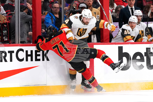 Golden Knights Senators Hockey