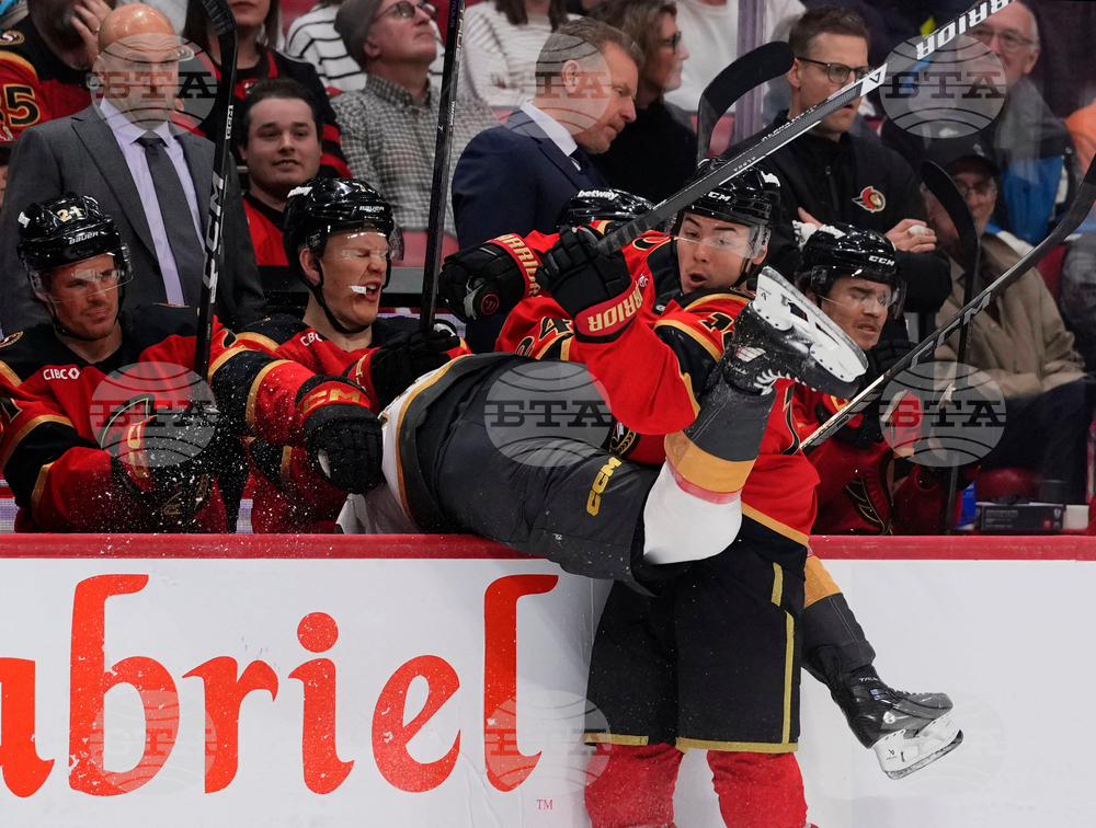 Golden Knights Senators Hockey