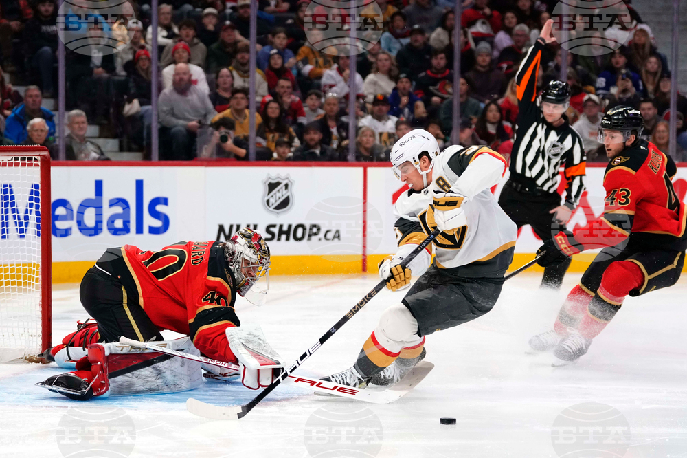 Golden Knights Senators Hockey